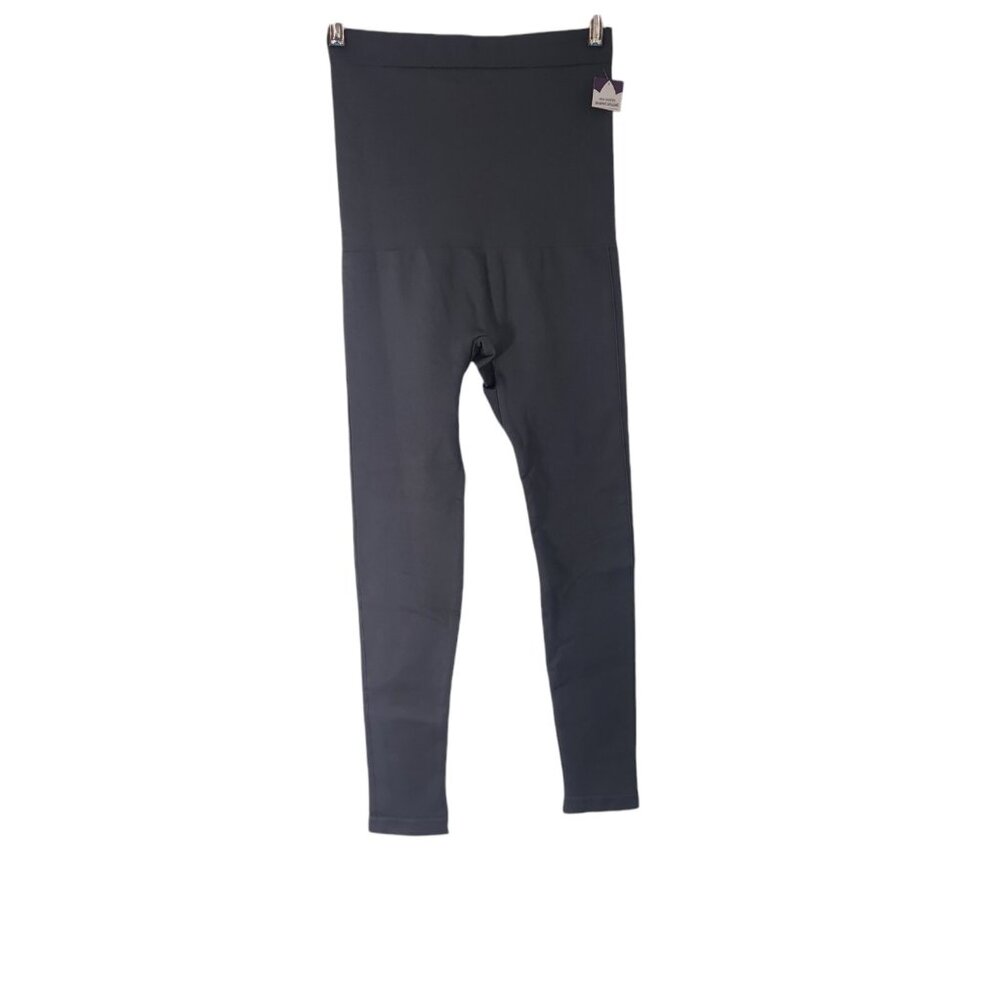 NWT Empetua Leggings Womens High-Waisted Shaping Medium Gray‎ Grip Waist NEW